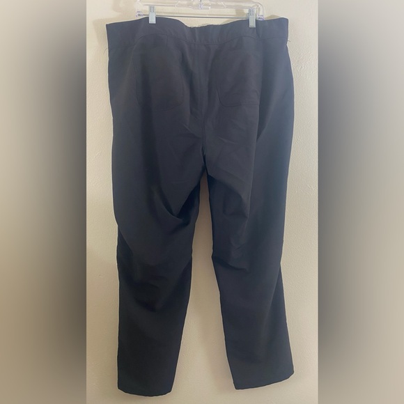 Weatherproof Vintage Black Slim Pants XXL Stretch Waist Pockets Nwot - Picture 4 of 8